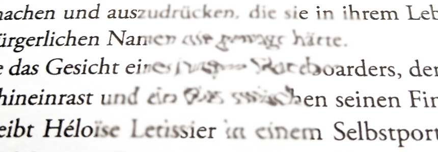 Sehstörung bei altersbedingter Makuladegeneration (AMD)